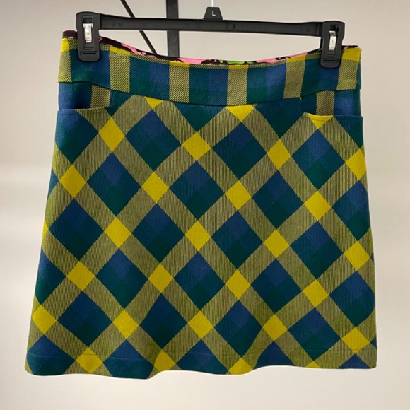 SALE! DEMA (San Francisco) 100% Wool, A-Line Mini Skirt, Lined, Pockets~Sz L - Picture 9 of 9